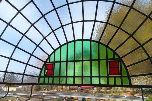 Eingangsportal einer Jugendstilvilla in Neustadt an der Weinstrasse - Gimmeldingen